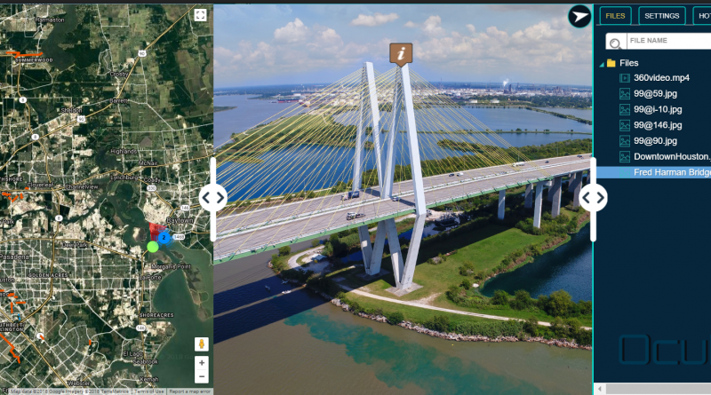 Video Imagery software for aerial geovideo, maps, and data management. OcuMap Software is camera agnostic, supports 360 degree video GPS & panoramic imagery