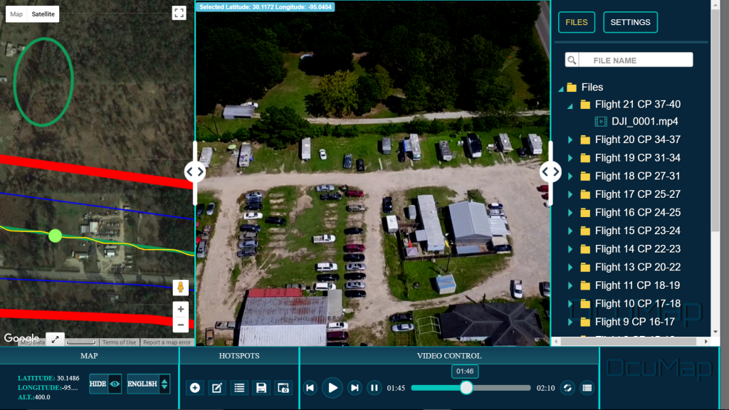 OcuMap geovideo software