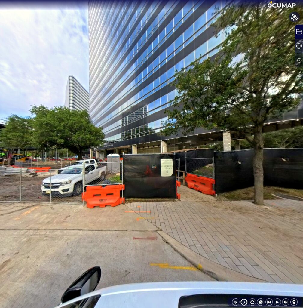 Construction site photo documentation and historical comparison